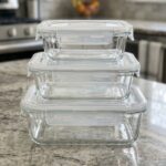 GLASS BOWL CONTAINER SET – 3 PIECES