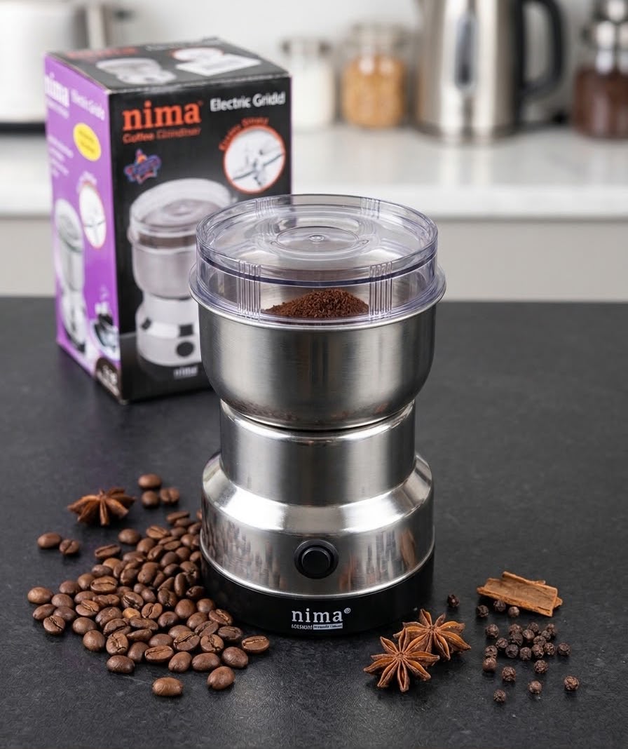 WhatsApp Image 2026-10-23 at 17.05.43 NIMA STAINLESS STEEL ELECTRIC COFFEE & SPICE GRINDER - Image 1