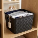PLASTICO PLASTIC BASKET – 27 X 33CM – LASER CUT-OUT DESIGN