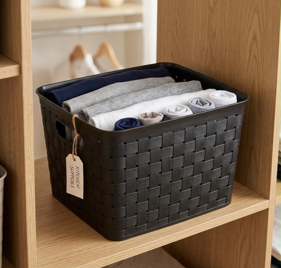 WhatsApp Image 2026-10-23 at 17.09.30 PLASTICO PLASTIC BASKET – 27 X 33CM – LASER CUT-OUT DESIGN - Image 1