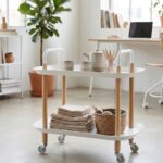 MULTI-PURPOSE 2-TIER SQUARE SHELF TROLLEY - Image 2