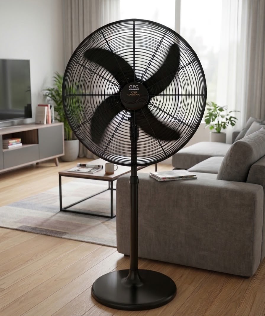 WhatsApp Image 2026-10-30 at 10.47.14 24-INCH LARGE PEDESTAL FAN WITH STAND, GUARD & BLADES - Image 1
