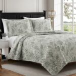 CARDUCCI PRINTED QUILTED BEDSPREAD SET – 3 PIECE – 220 X 220CM