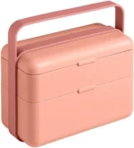 BAULETTO LUNCH BOX WITH UTENSILS & SILICONE HANDLE  - DOUBLE - Image 3