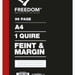 FREEDOM A4 COUNTER BOOK – 1 QUIRE – 96 PAGES